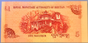 Bhutan 5 Ngultrum 2006 Unc