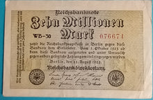 Laden Sie das Bild in den Galerie-Viewer, 10 Millionen Mark 1923 gebraucht

