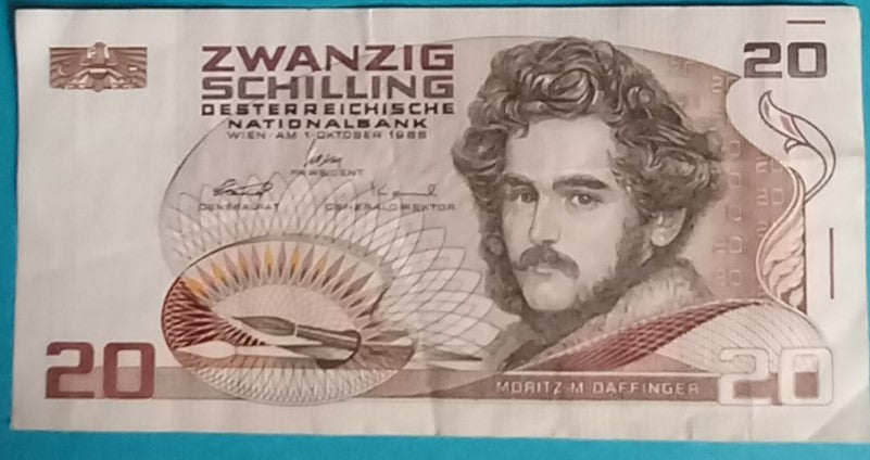 Österreich 20 Schilling 1988 gebraucht