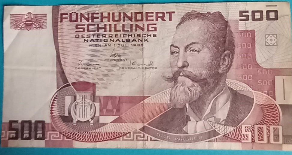 Österreich 500 Schilling 1985 gebraucht