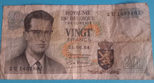 Laden Sie das Bild in den Galerie-Viewer, Belgien 20 Francs 1964
