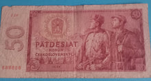 Laden Sie das Bild in den Galerie-Viewer, Tschechoslowakei 50 Korun 1964
