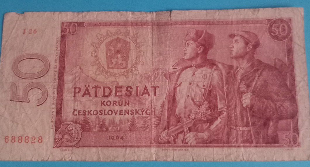 Tschechoslowakei 50 Korun 1964