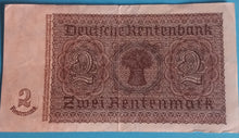Laden Sie das Bild in den Galerie-Viewer, BRD 2 Rentenmark 1937
