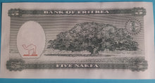 Laden Sie das Bild in den Galerie-Viewer, Eritrea 5 Nafka 1997 Unc
