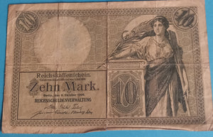 10 Mark 1906 gebraucht