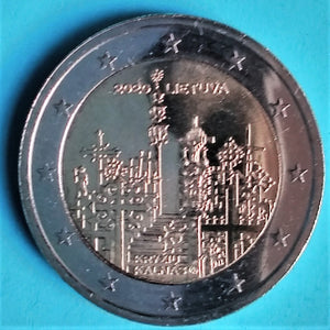 2€ Gedenkmünze Litauen Berg der Kreuze 2020