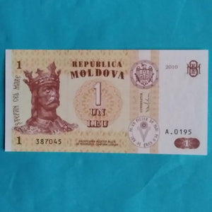 Moldawien 1 Leu 2010 Unc