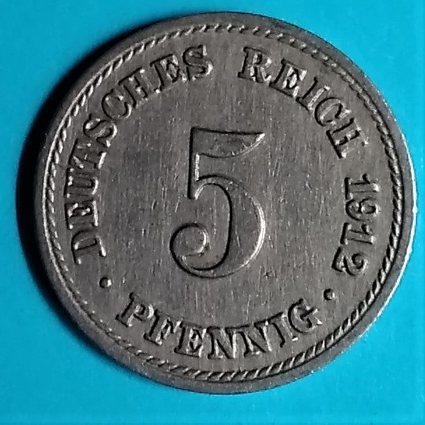 Kaiserreich 5 Reichspfennig großer Adler zufällige Jahrgänge und Prägestätten