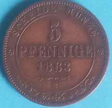 Laden Sie das Bild in den Galerie-Viewer, Sachsen 5 Pfennige 1863 B
