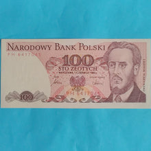 Laden Sie das Bild in den Galerie-Viewer, Polen 100 Zlotych 1986 gebraucht
