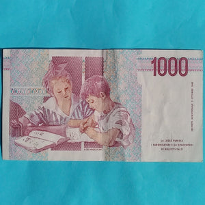 Italien 1.000 Lire 1990