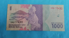 Laden Sie das Bild in den Galerie-Viewer, Banknote aus Indonesien 1000 Rupiah 2016 Unc
