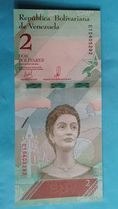 Venezuela 2 Bolivares 2018 Unc