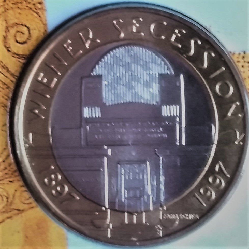 Österreich 50 Schilling 1997  100 Jahre Wiener Secession im Blister