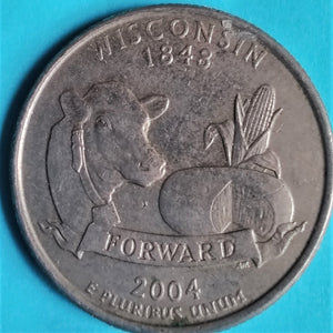 Quarter Dollar Münzen zufällige Jahrgänge