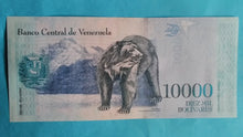 Laden Sie das Bild in den Galerie-Viewer, Venezuela 10.000 Bolivares 13.12.2017 Unc
